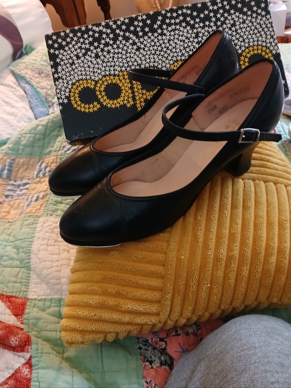 Vintage Capezio Tap Dance Shoes Size 7.5